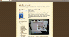 Desktop Screenshot of alettertohome.blogspot.com