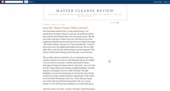 Desktop Screenshot of mastercleansereview.blogspot.com