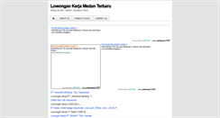 Desktop Screenshot of lowongan-kerja-medan.blogspot.com