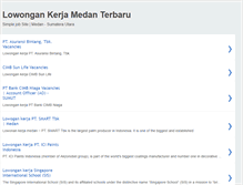 Tablet Screenshot of lowongan-kerja-medan.blogspot.com