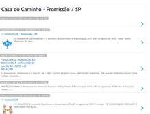 Tablet Screenshot of casadocaminhopromissao.blogspot.com