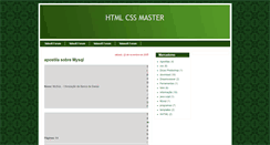 Desktop Screenshot of htmlcssmaster.blogspot.com