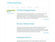 Tablet Screenshot of irishpuppyblog.blogspot.com