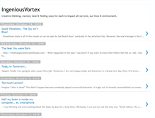 Tablet Screenshot of ingenousvortex.blogspot.com