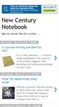 Mobile Screenshot of newcenturynotebook.blogspot.com