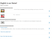Tablet Screenshot of englishourhome.blogspot.com