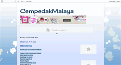 Desktop Screenshot of cempedakmalaya.blogspot.com