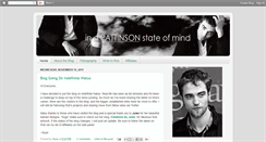 Desktop Screenshot of pattinsonstateofmind.blogspot.com