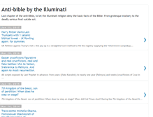 Tablet Screenshot of anti-bible.blogspot.com