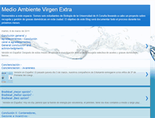 Tablet Screenshot of medioambientevirgenextra.blogspot.com