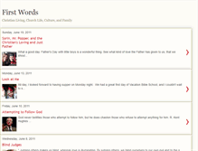 Tablet Screenshot of fbcfirstwords.blogspot.com