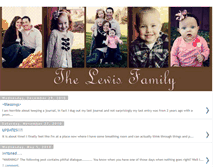 Tablet Screenshot of mmlewisfamily.blogspot.com