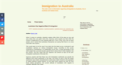 Desktop Screenshot of emigrate2australia.blogspot.com