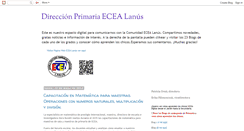 Desktop Screenshot of direccionprimariaecealanus.blogspot.com