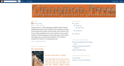 Desktop Screenshot of cinnamonpress.blogspot.com