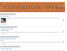 Tablet Screenshot of cinnamonpress.blogspot.com