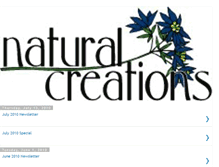 Tablet Screenshot of natural-creations-blog.blogspot.com