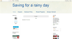 Desktop Screenshot of cr-savingforarainyday.blogspot.com
