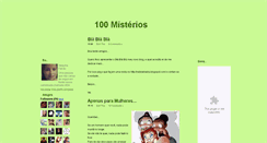 Desktop Screenshot of 100misterios.blogspot.com