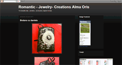 Desktop Screenshot of jewelry-bijuterii-creations.blogspot.com
