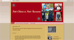 Desktop Screenshot of antichoiceantiawesome.blogspot.com