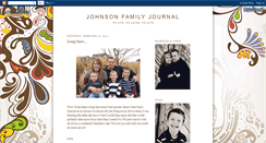 Desktop Screenshot of jjohnsonfamilyjournal.blogspot.com