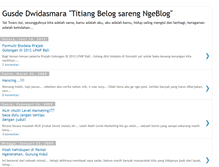 Tablet Screenshot of dwidasmara.blogspot.com