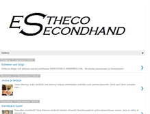 Tablet Screenshot of esthecosecondhand.blogspot.com