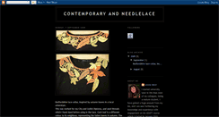 Desktop Screenshot of contemporaryandneedlelace.blogspot.com