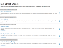 Tablet Screenshot of elmstreetchapel.blogspot.com