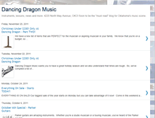 Tablet Screenshot of dancingdragonmusic.blogspot.com