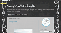 Desktop Screenshot of jessysjottedthoughts.blogspot.com