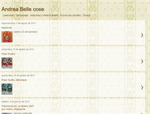 Tablet Screenshot of andreabellecose.blogspot.com