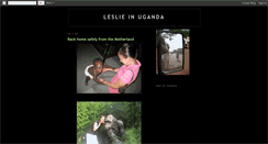 Desktop Screenshot of leslieinuganda.blogspot.com