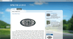 Desktop Screenshot of dpmfibui.blogspot.com