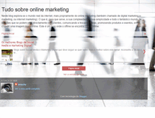 Tablet Screenshot of onlinemarketingtudosobre.blogspot.com