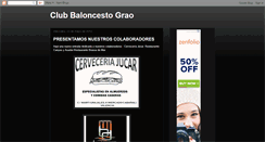 Desktop Screenshot of clubbaloncestograo.blogspot.com