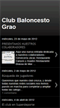 Mobile Screenshot of clubbaloncestograo.blogspot.com