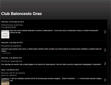 Tablet Screenshot of clubbaloncestograo.blogspot.com