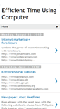 Mobile Screenshot of efficienttimeusingcomputer.blogspot.com