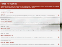 Tablet Screenshot of notesforramey.blogspot.com