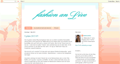 Desktop Screenshot of fashionanlive.blogspot.com