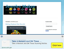 Tablet Screenshot of jewelry-maker.blogspot.com