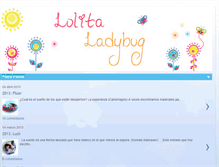 Tablet Screenshot of lolitaladybug.blogspot.com