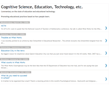 Tablet Screenshot of cognitiveblogger.blogspot.com