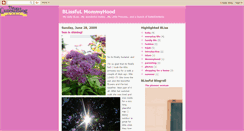 Desktop Screenshot of blissfulmommyhood.blogspot.com