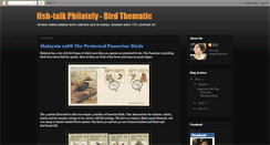 Desktop Screenshot of fish-philately-bird.blogspot.com