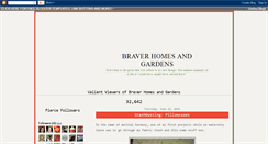 Desktop Screenshot of braverhomesandgardens.blogspot.com