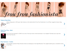 Tablet Screenshot of froufroufashionistapress.blogspot.com