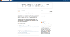 Desktop Screenshot of icyd09.blogspot.com